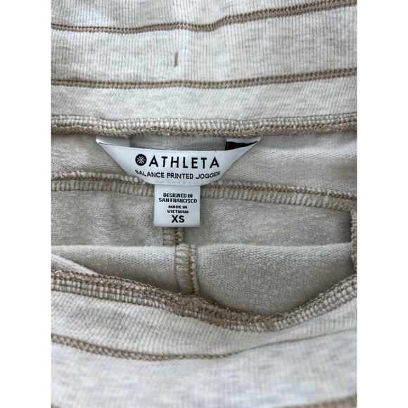 Athleta Balance Jogger Sweatpant Toasted Brown Heather Camo XS Travel Vacation - Picture 5 of 9